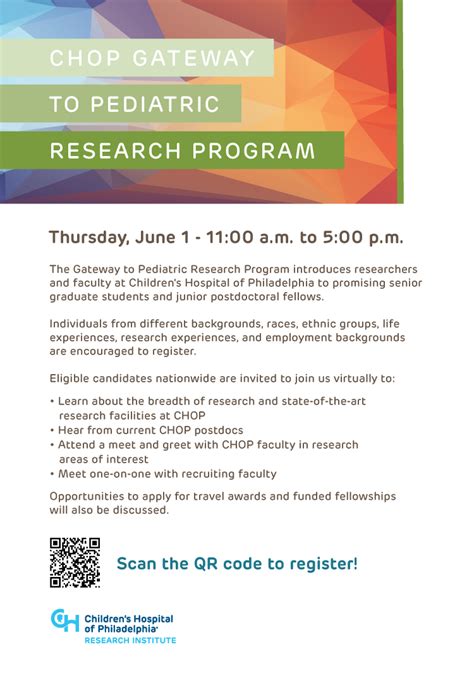 chop research jobs|Pediatric Research Jobs .